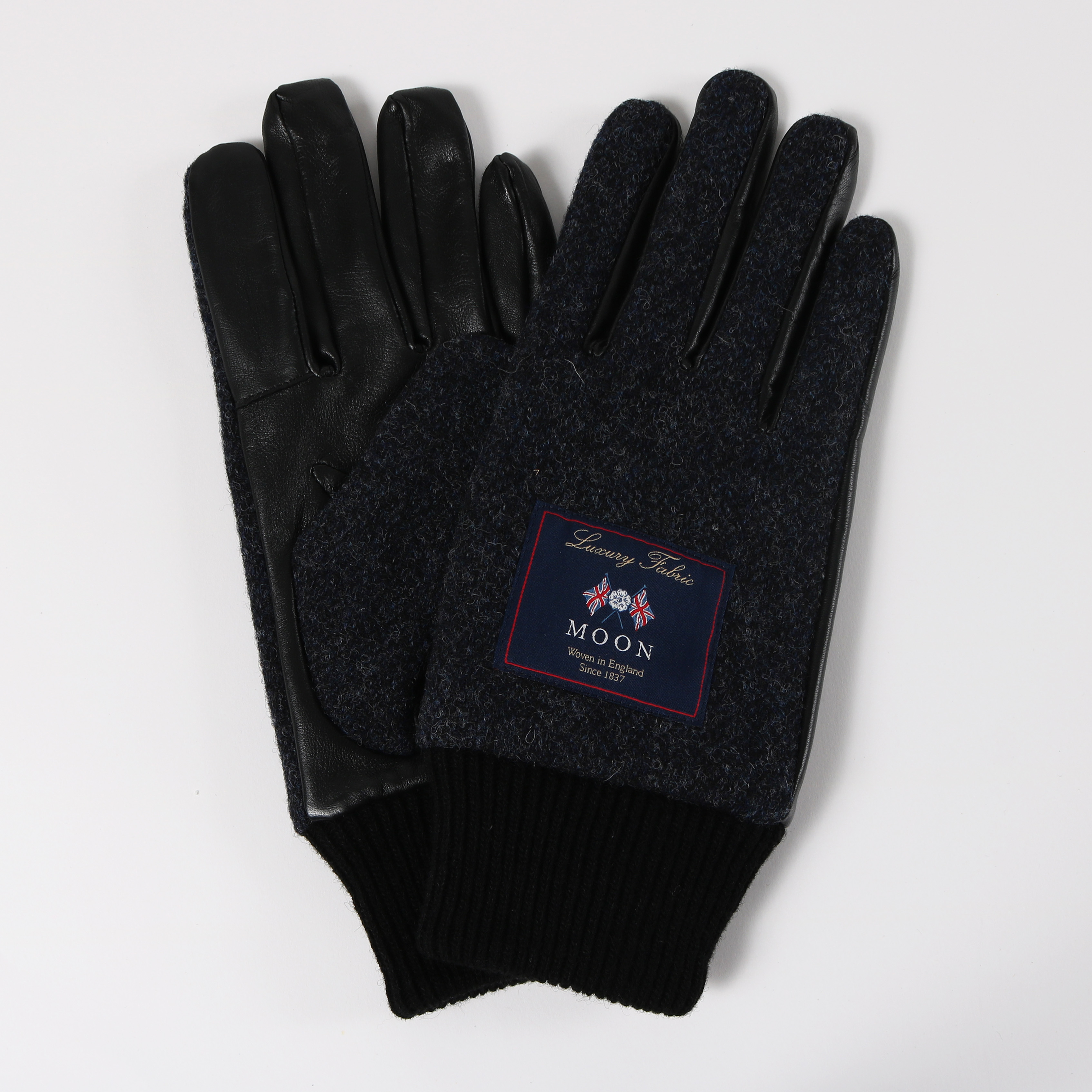 メンズニットカフスグローブ（NAVY） の画像