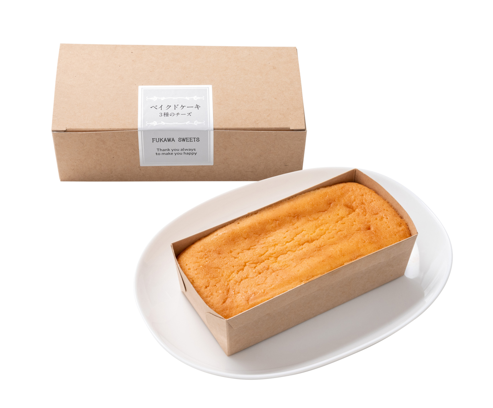 ベイクドケーキ　3種のチーズ の画像