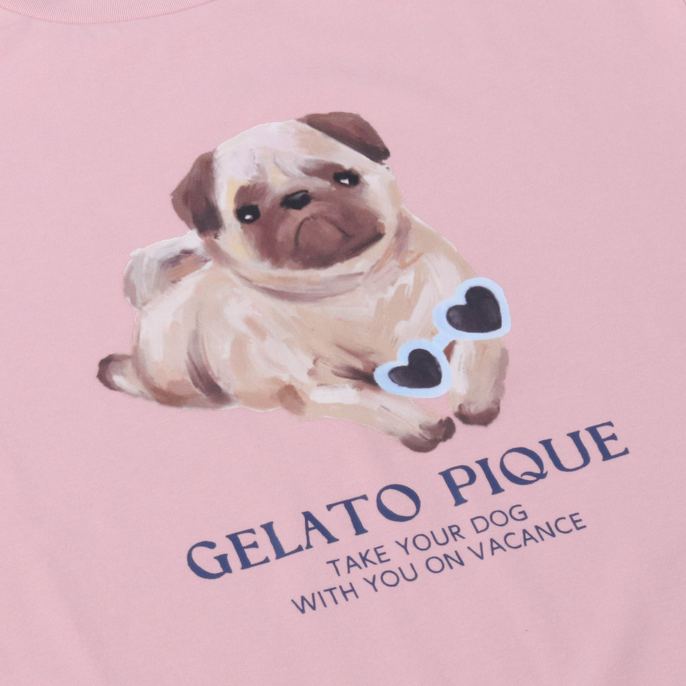 Tシャツ ピンク S-M の画像