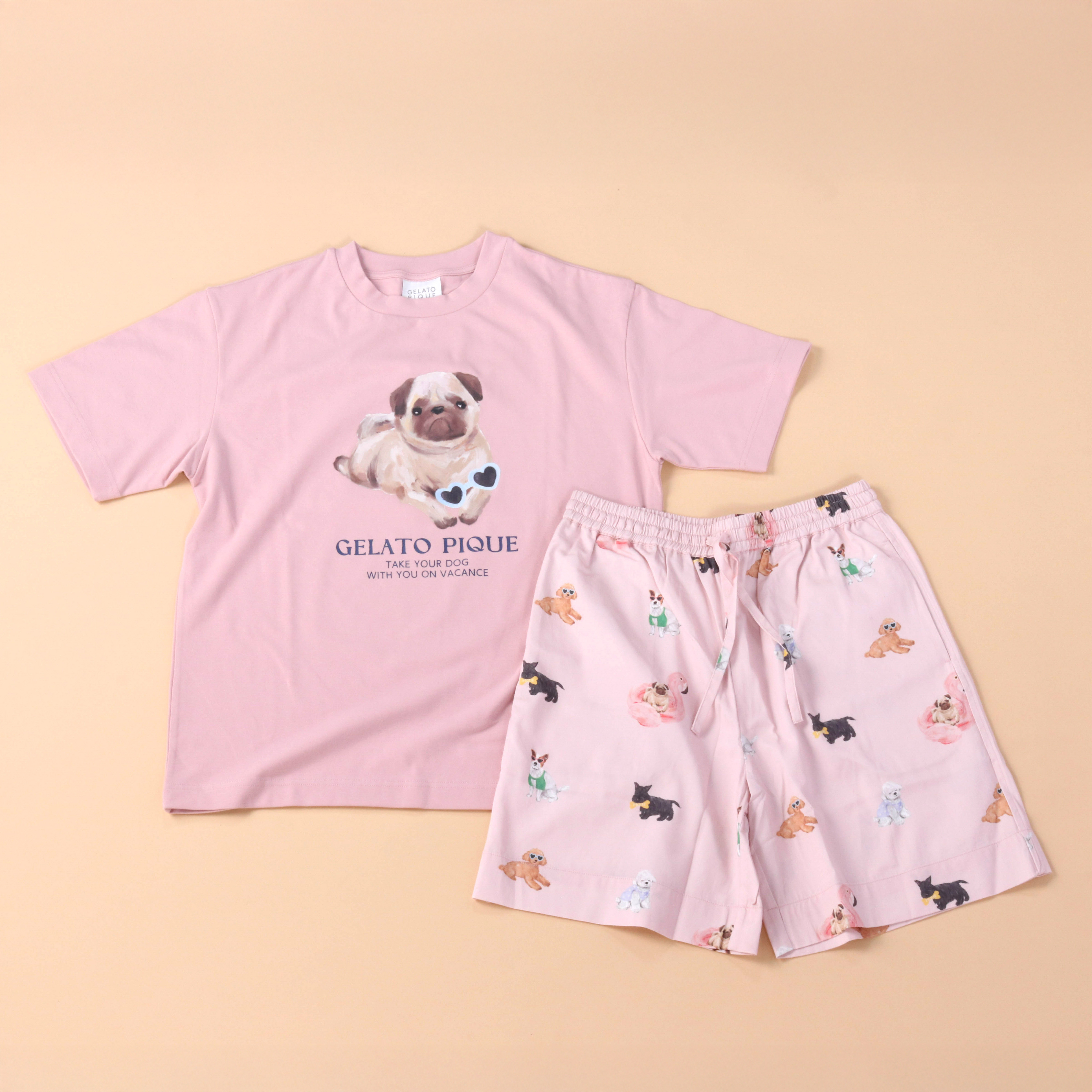 ハーフパンツ ピンク S-M の画像