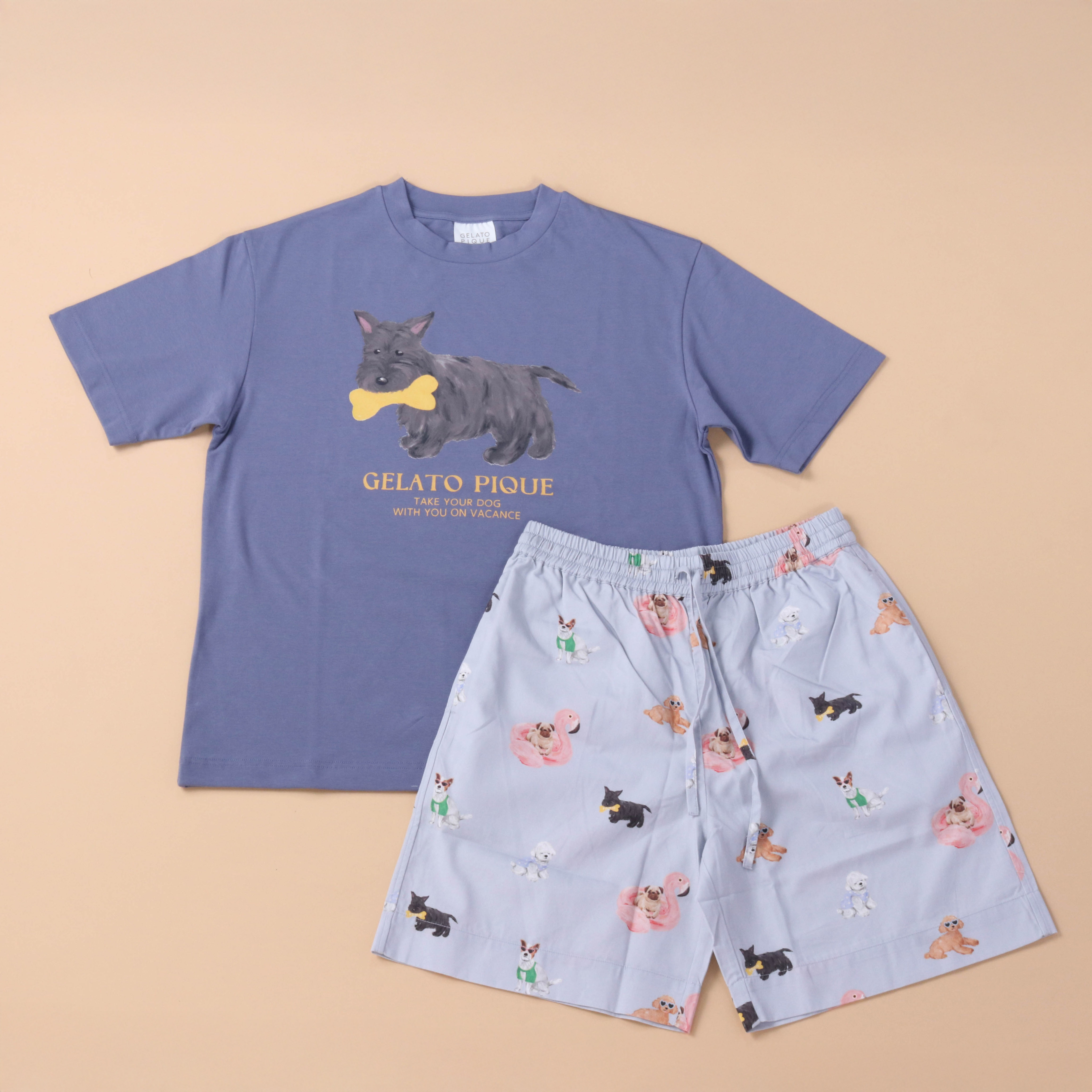 ハーフパンツ ブルー S-M の画像