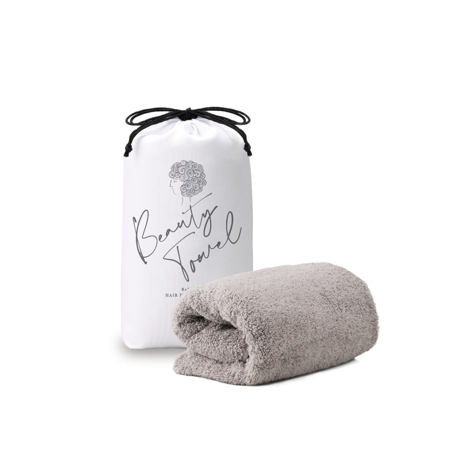ReFa HAIR DRY TOWEL(グレー) の画像
