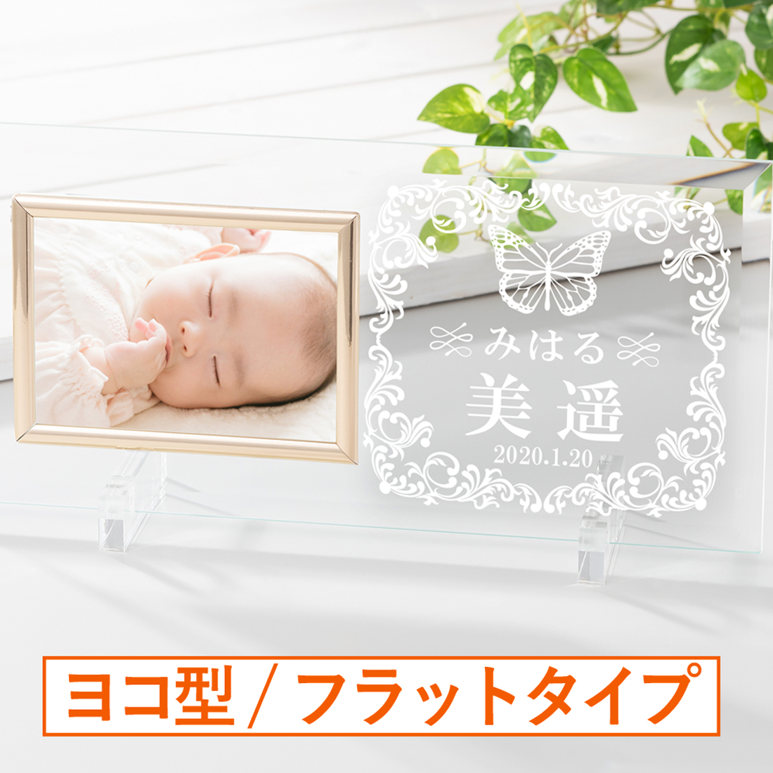 フラットタイプ写真ヨコ の画像
