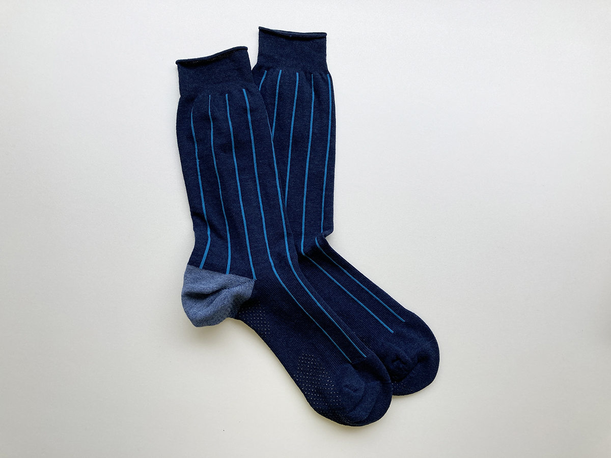 ストライプ　INDIGO の画像