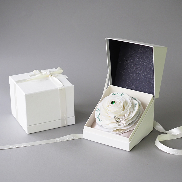 【5月生まれの誕生日プレゼント】誕生石ローズボックス(エメラルド) の画像