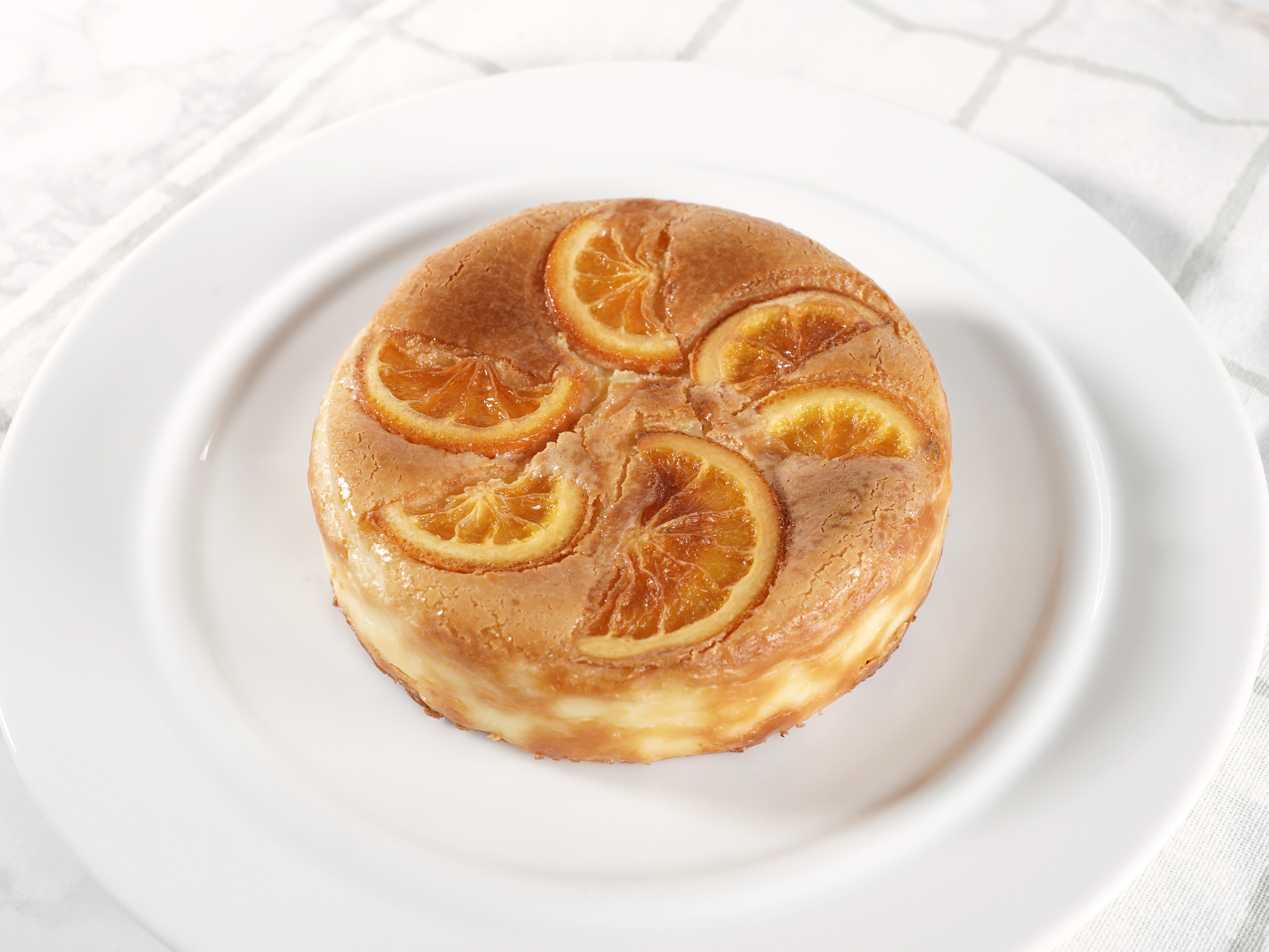 白金ベイクドチーズケーキ（オレンジ） の画像